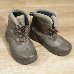 Columbia Omni-Heat Waterproof Suede Boots - Boy's Size 3 Winter Boots